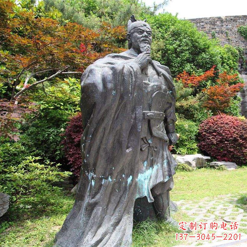 园林历史人物明太祖朱元璋雕塑