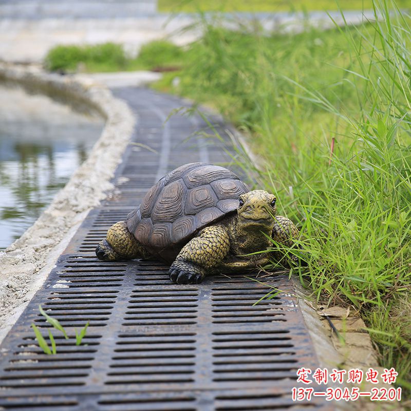 园林水景动物仿真乌龟雕塑
