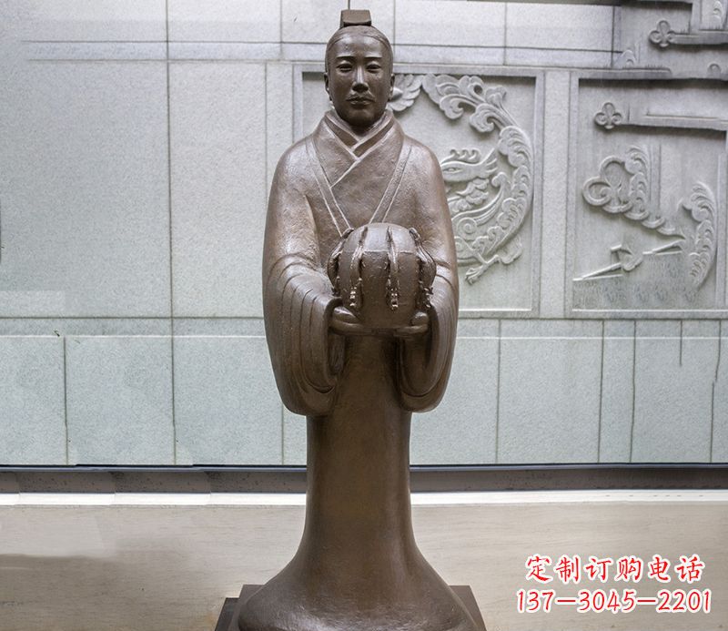 张衡科学家 人物铜雕