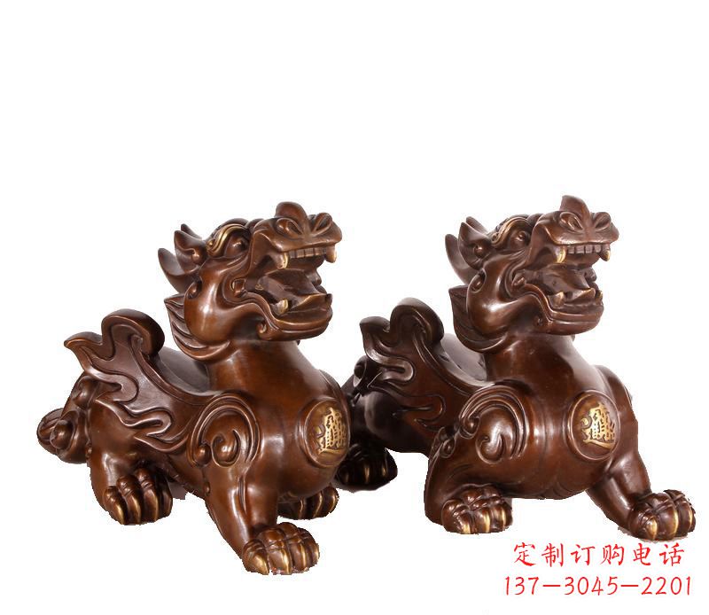 招财进宝貔貅铜雕