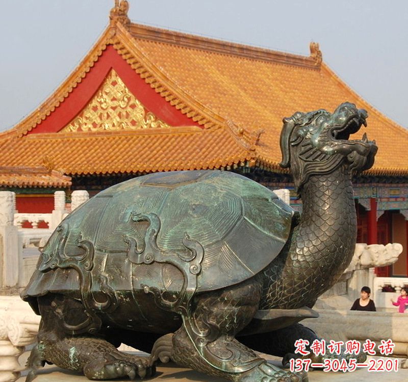 招财龙龟铜雕塑