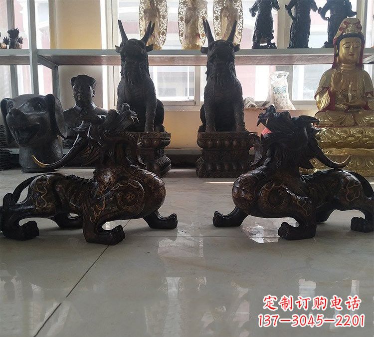 招财辟邪貔貅铜雕