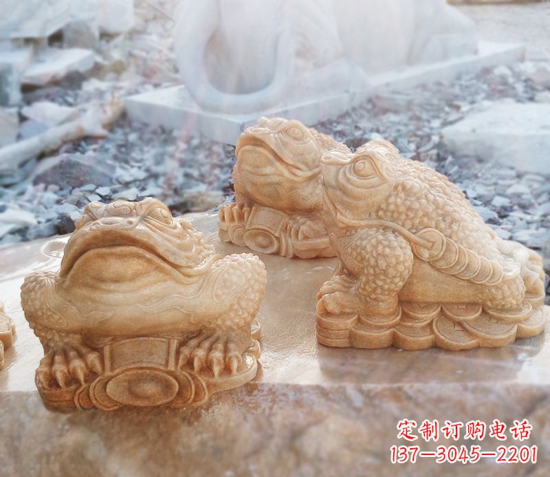 招财瑞兽金蟾雕塑