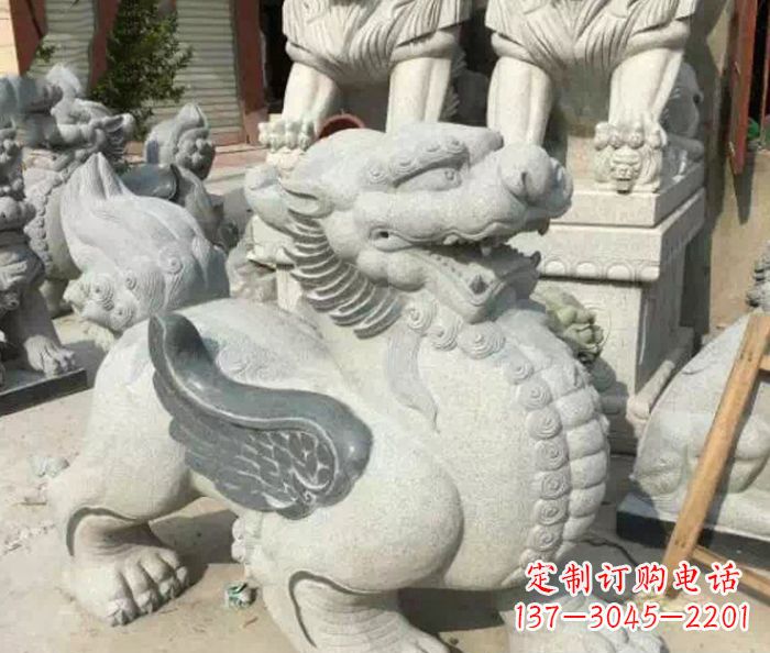 招财神兽仿古貔貅石雕