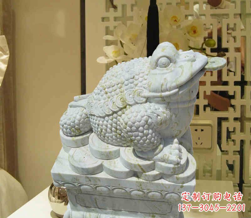 招财神兽金蟾石雕