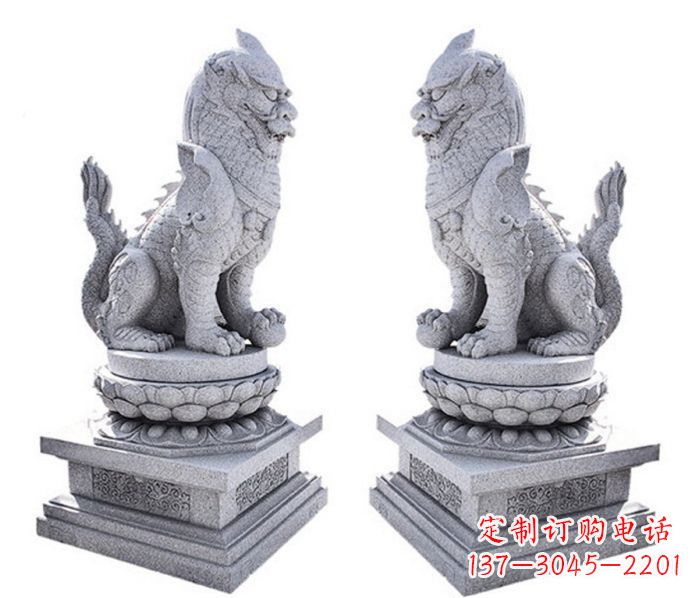招财神兽麒麟石雕