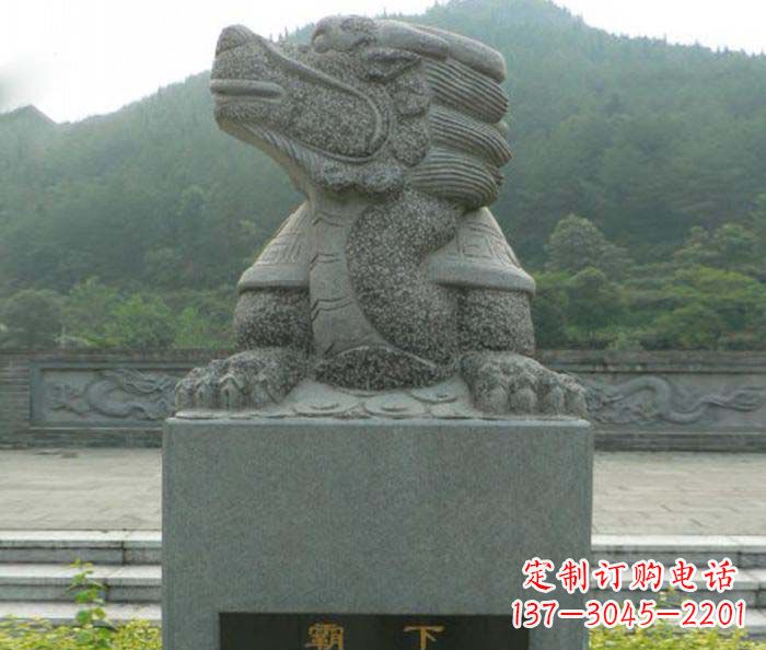 中国古代神兽霸下石雕