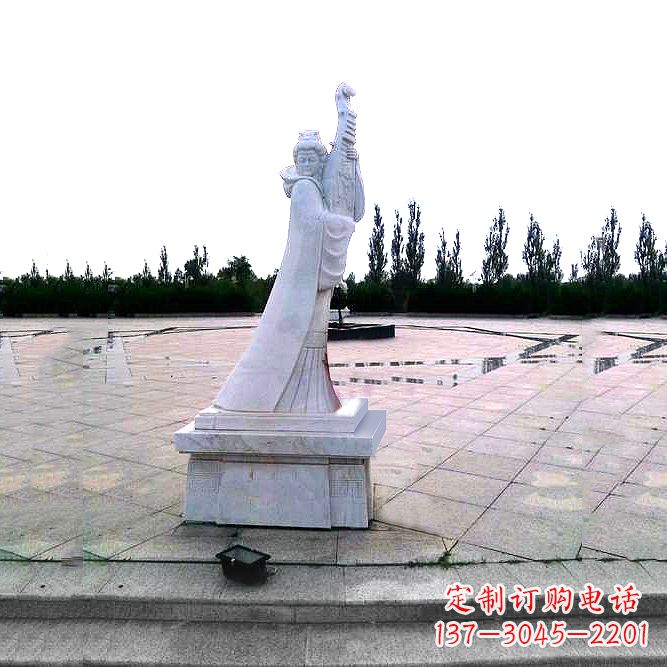 中国古代四大美女之王昭君广场石雕塑