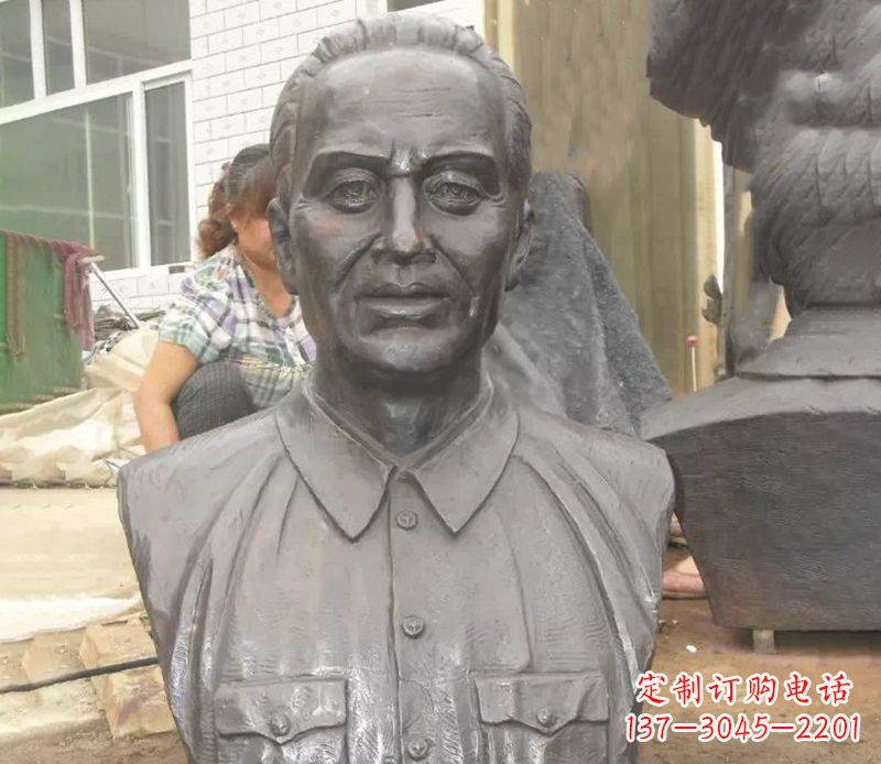中国名人人物胸像铜雕