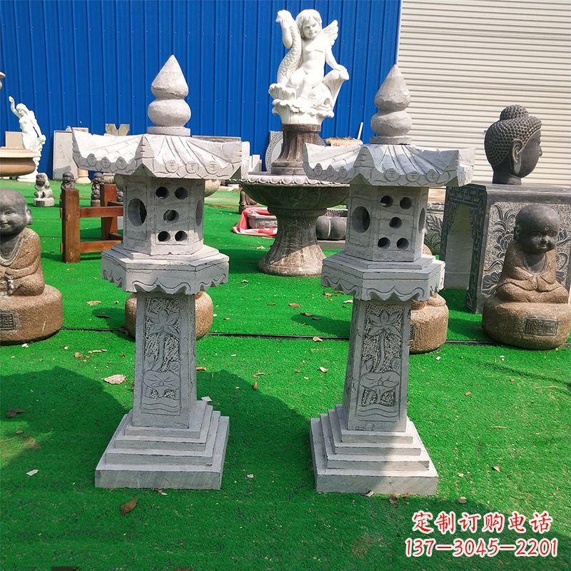 中式大理石灯笼