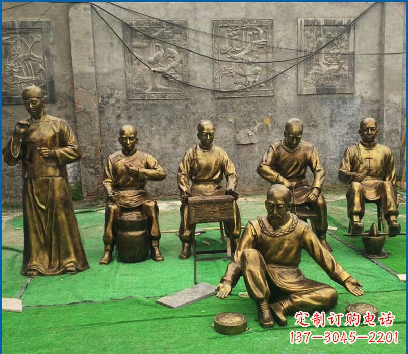 中医药人物铜雕