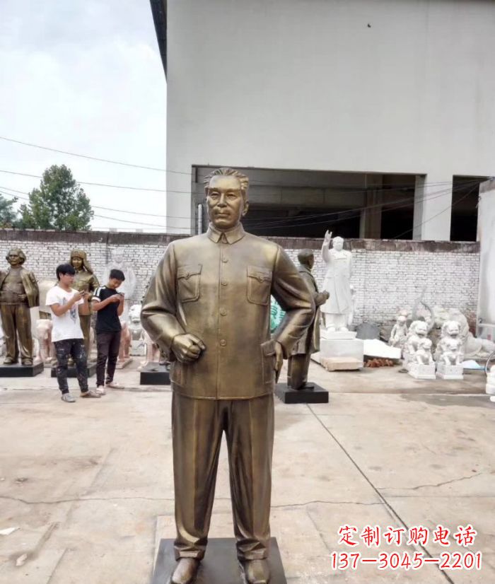 周恩来铜雕 (3)