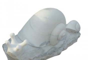 蜗牛石雕公园动物摆件