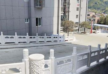 小区景观汉白玉石雕栏板