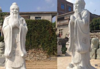 校园景观石雕孔子