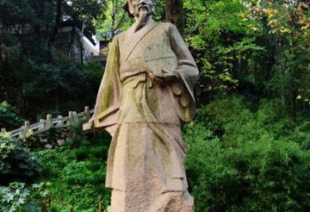 校园祖冲之石雕
