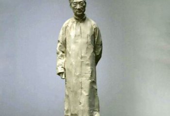 徐悲鸿雕塑像石雕历史名人雕像
