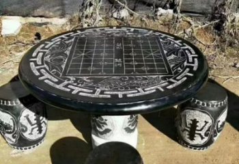 园林下象棋石桌凳