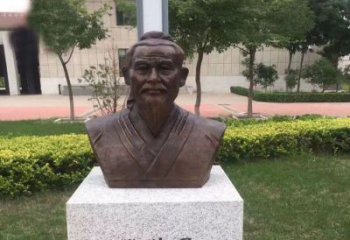 张仲景胸像铜雕