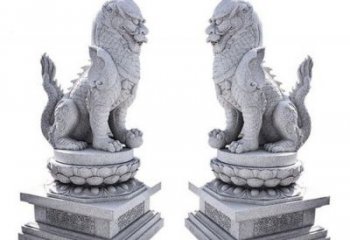 招财神兽麒麟石雕
