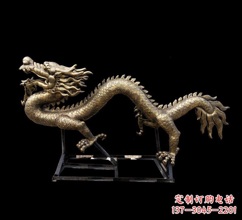 铸铜公园铜雕龙