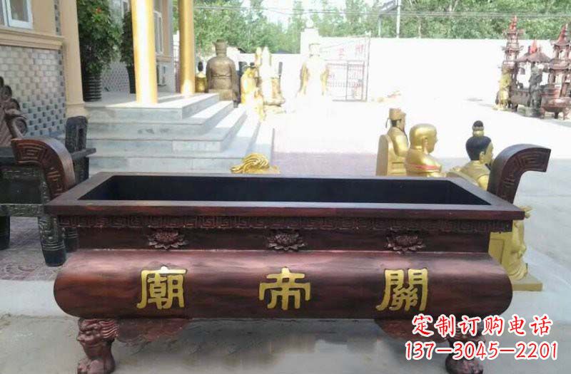 铸铜关帝庙香炉