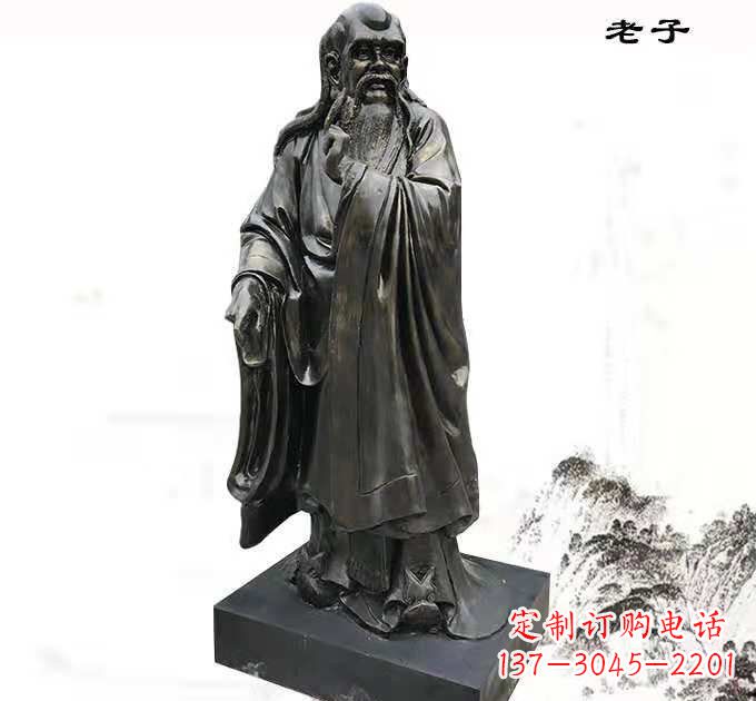 铸铜老子雕塑