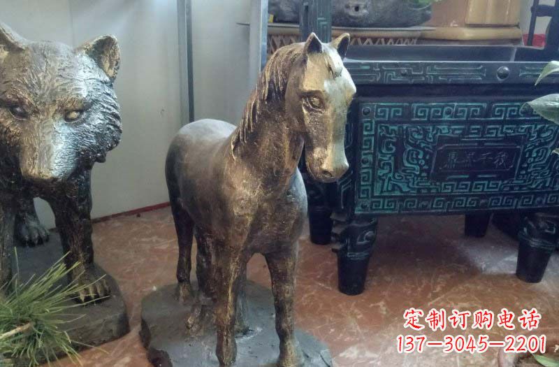铸铜马雕塑222