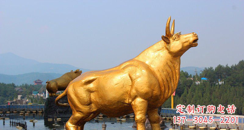 铸铜牛广场铜雕