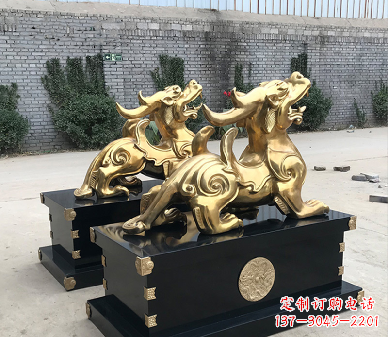 大型铜雕貔貅