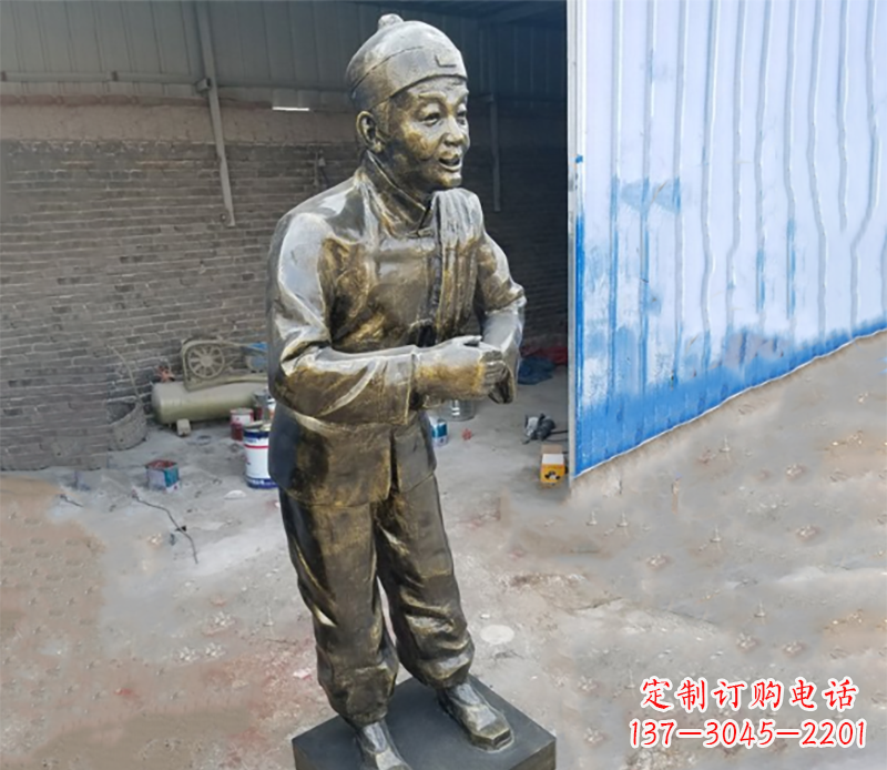 店小二铜雕