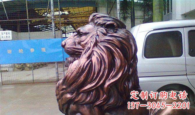 紫铜西洋狮子铜雕 (2) 紫铜西洋狮子铜雕 (2)