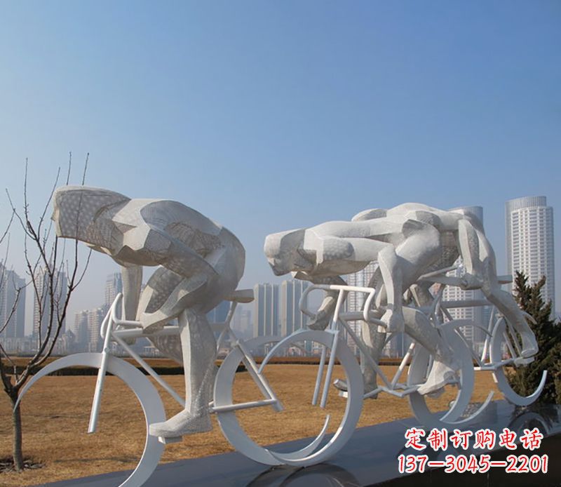 自行车/比赛/不锈钢-自行车比赛不锈钢雕塑 自行车/比赛/不锈钢-自行车比赛不锈钢雕塑
