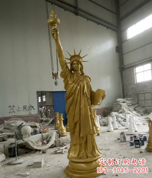自由女神玻璃钢仿铜人物雕塑 自由女神玻璃钢仿铜人物雕塑