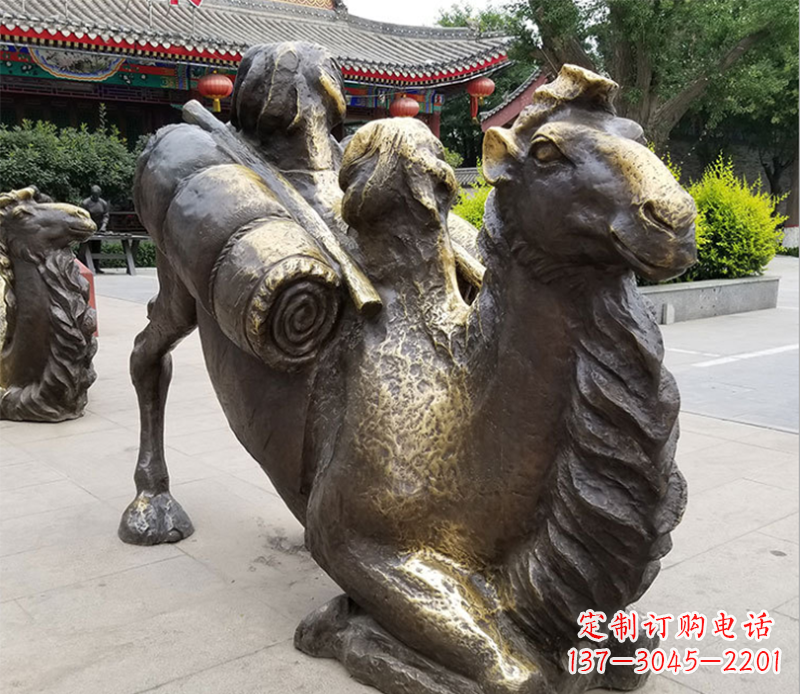 骆驼铜雕