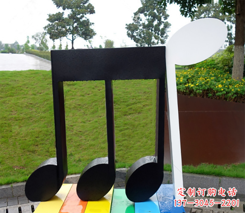 音符雕塑 - 音符/不锈钢 音符雕塑 - 音符/不锈钢