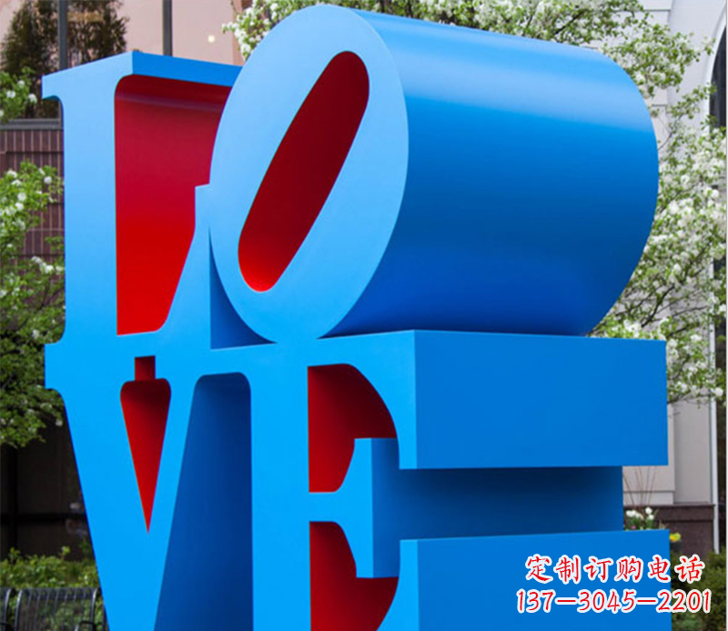 字母雕塑不锈钢