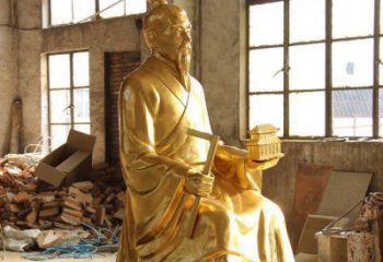 铸铜鲁班古代人物铜雕