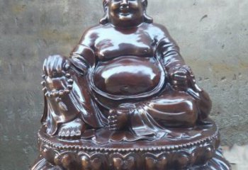 宗教庙宇弥勒佛铜雕