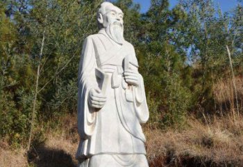 祖冲之汉白玉石雕像-公园景区中国古代名人雕塑