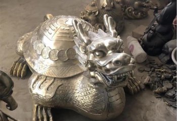 龙龟铜雕塑